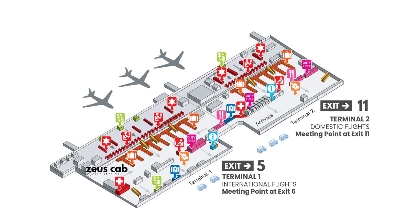 DON MUEANG AIRPORT ARRIVAL FLOOR MAP